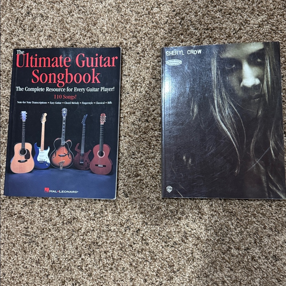 2 like new guitar vocal books.